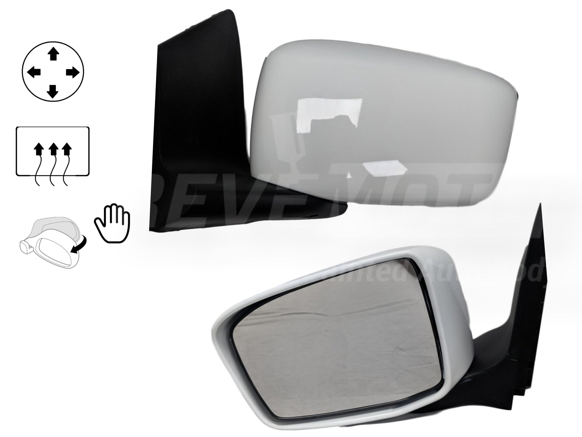 2008 Honda Odyssey : Side View Mirror Painted