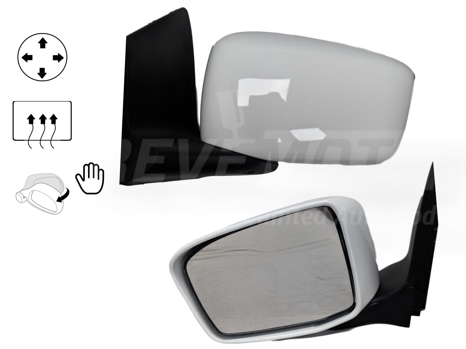 2009 Honda Odyssey Side View Mirror Painted