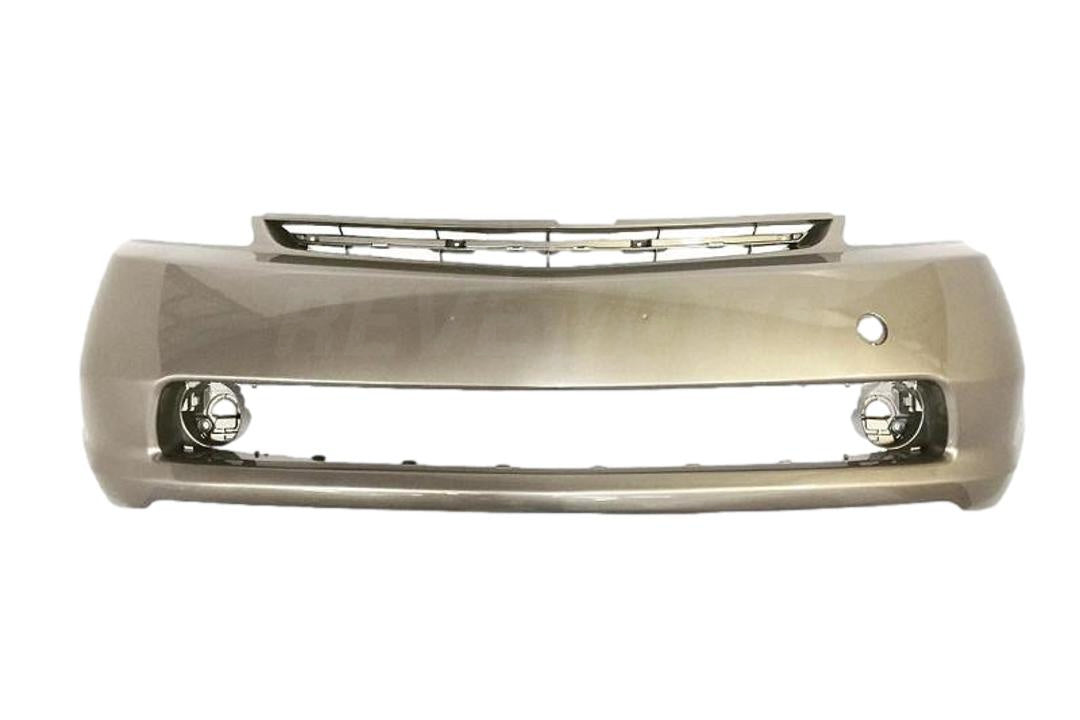 2004-2009 Toyota Prius Front Bumper Painted Driftwood Pearl (4S2)