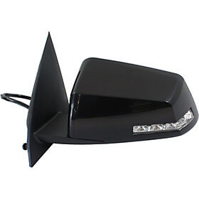 2008-2010 Saturn Outlook Mirror (Driver Side); Power; Heated; Manual Folding; w_ Signal Light; 2nd Design for 2008 Models; GM1320398; 25884997SAT