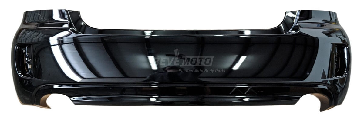2008 Subaru Legacy Rear Bumper, Sedan 4 Door, Painted Obsidian Black Pearl (38F)_57704AG33A - ReveMoto