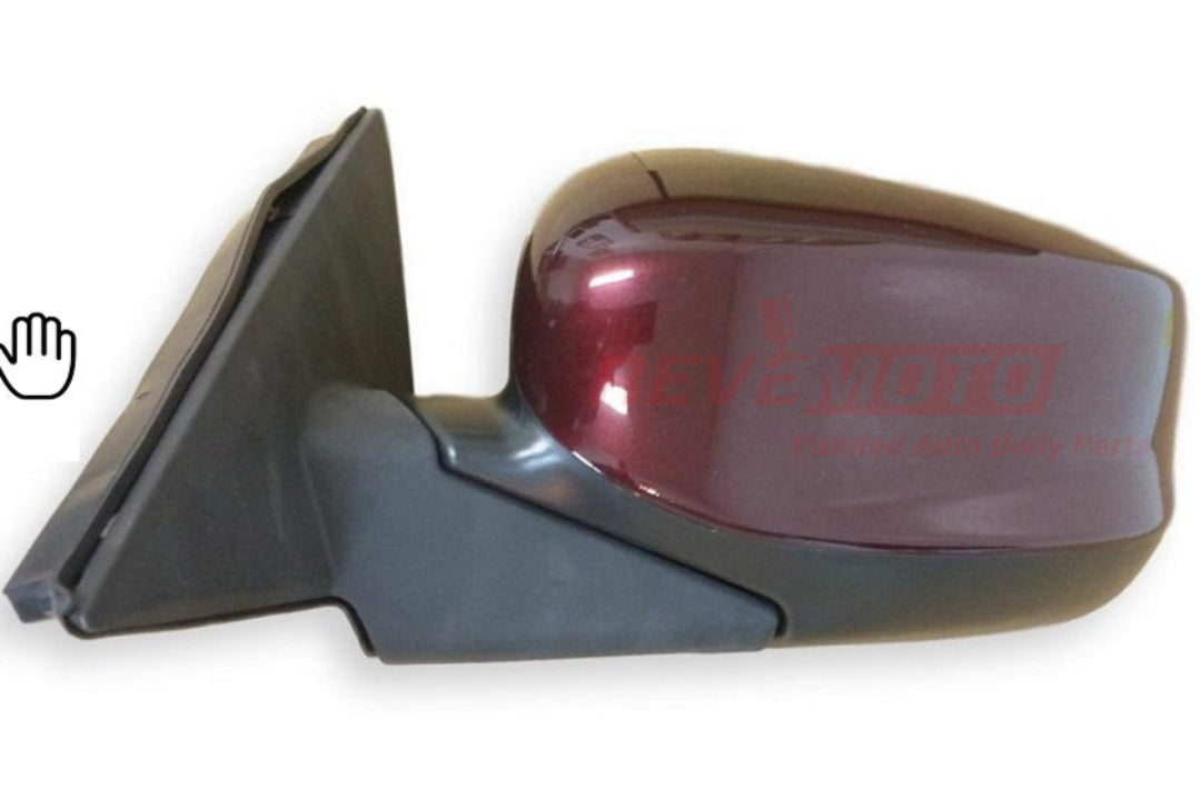 2010_Honda_Accord_Driver_Side_View_Mirror_4_Door_Sedan_Non-Heated_US_Built_Painted_Basque_Red_Pearl_R530P