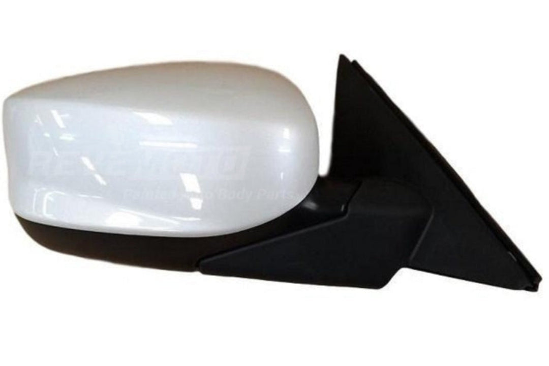 Painted Side View Mirror for 2008-2012 Honda Accord Sedan Passenger-Side USA,Japan Built White Diamond Pearl NH603P 76208TA5A11