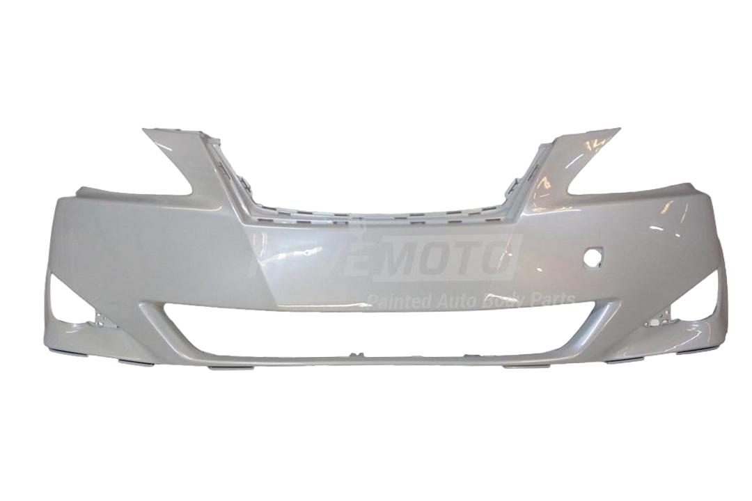 2006-2008 Lexus IS350 Front Bumper Painted_Starfire_Pearl_77_WITHOUT HL Washer Holes; Park Assist Sensor Holes; Pre-Collision_ 5211953925_ LX1000163