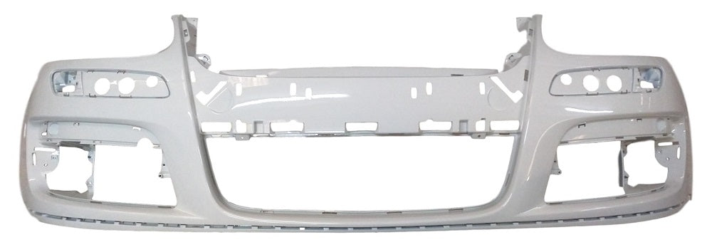 2008 Volkswagen GTI Front Bumper Without Backup Sensors Painted Candy White (LB9A)
