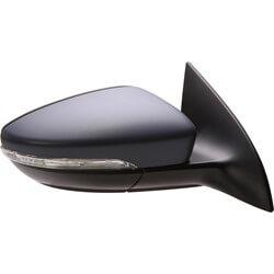 2009-2012 Volkswagen Passat CC Side View Mirror (Heated; w/ Signal Light; w/ Puddle Light; Driver-Side) - VW1320142