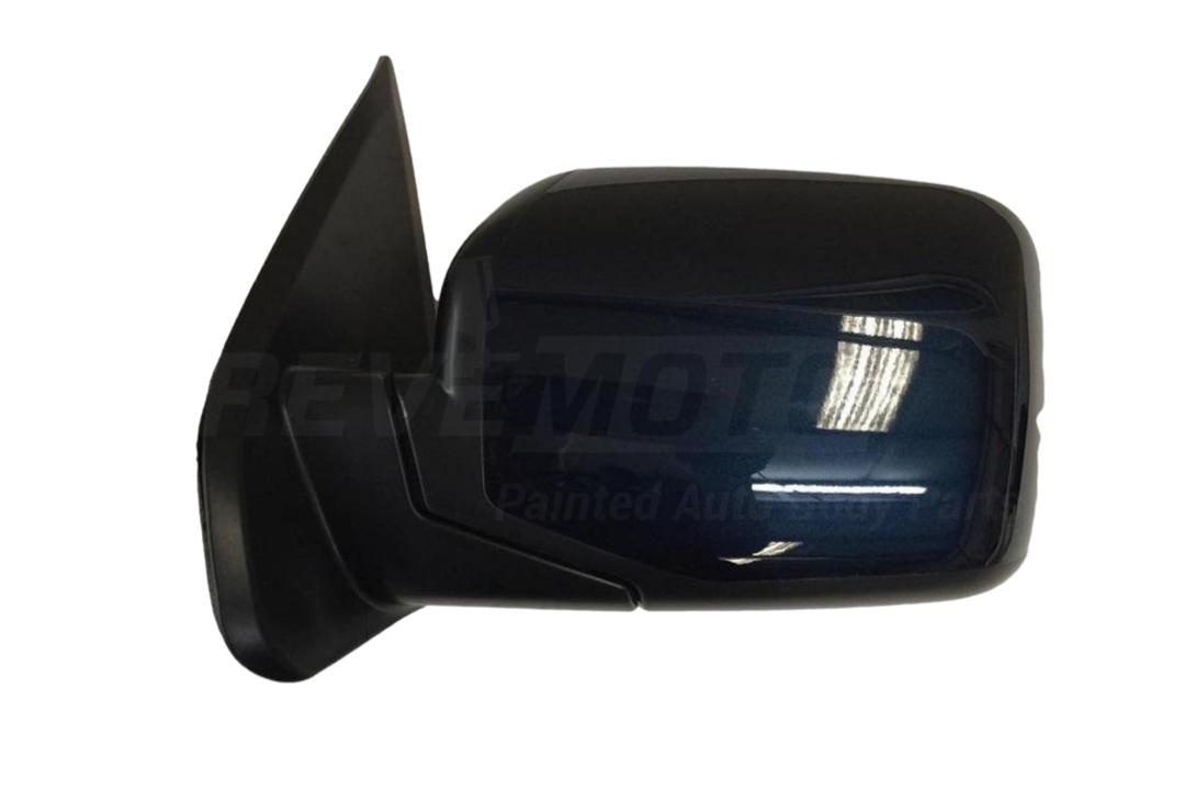2009-2015 Honda Pilot Side View Mirror Painted Bali Blue Pearl (B552P) EX/EX-L/LX/Touring Models Left Driver-Side 76258SZAA11ZF HO1320248 ReveMoto Painted Auto Parts Replacement