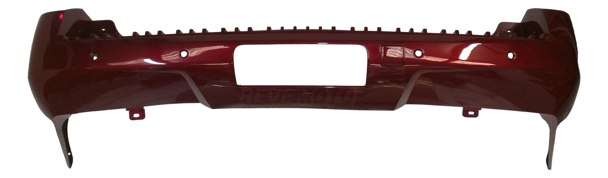 2009 Chevrolet Tahoe Rear Bumper Painted Red Jewel Tintcoat Metallic (WA301N), With Parking Sensors, Without Off-Road Package