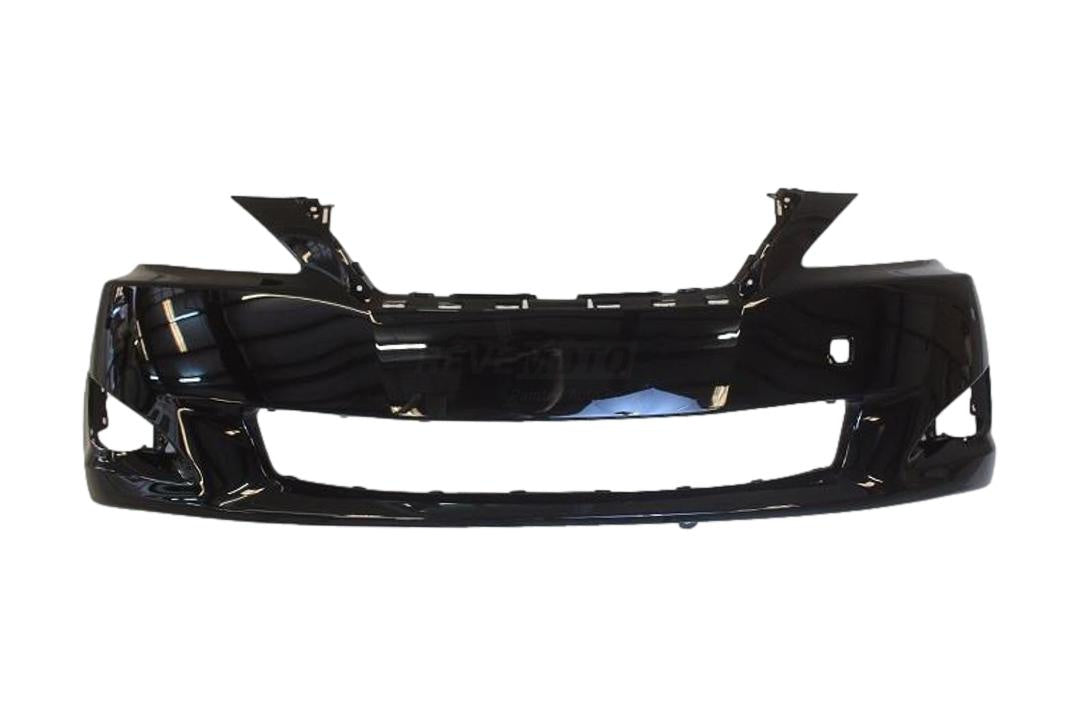 2009-2010 Lexus IS350 Front Bumper Painted_Obsidian_212_(Sedan) WITH: Park Assist Sensor Holes, Pre-Collision | WITHOUT: HL Washer Holes_ 5211953946_ LX1000206