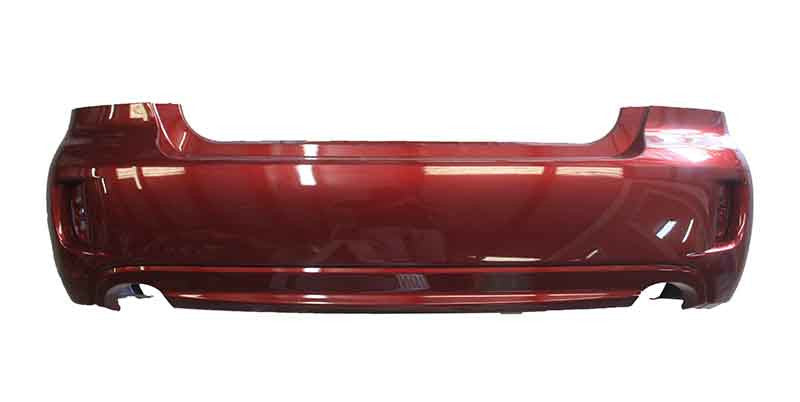 2008 Subaru Legacy Rear Bumper Painted Ruby Red Metallic_D1T