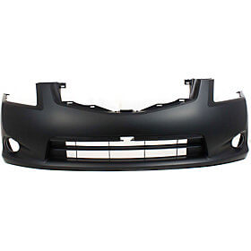 2010-2012 Nissan Sentra Front Bumper Cover for use on 2.0 Liter S SL models w round fog holes that do not use Bezel Inserts; w Fog Light Holes, SL Model_NI1000278