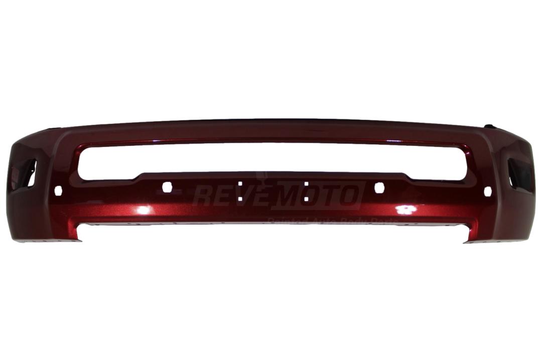2010-2018 Dodge Ram Front Bumper Painted (2500/3500 | WITH: Park Assist Holes)_ Velvet_Red_Pearl_PRV_1_5XQ57TZZAA_ CH1002404