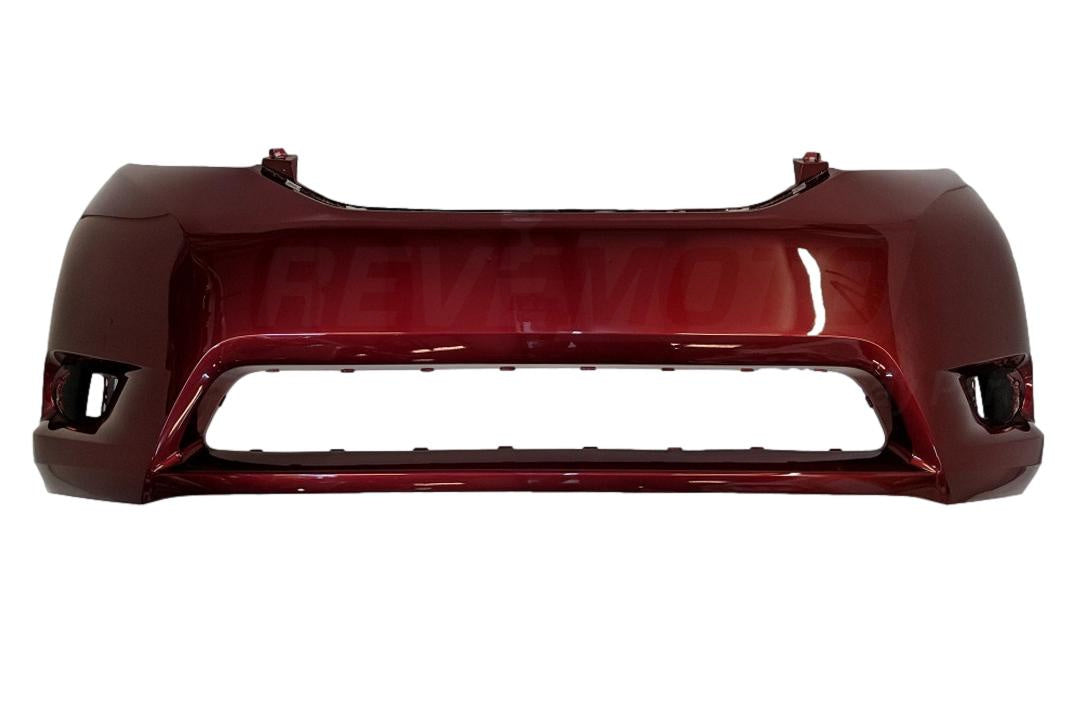 thumbnail image 2 of Primered Front Bumper Cover For 2011-2017 Toyota Sienna Limited W/ Park Assist 2 of 6
