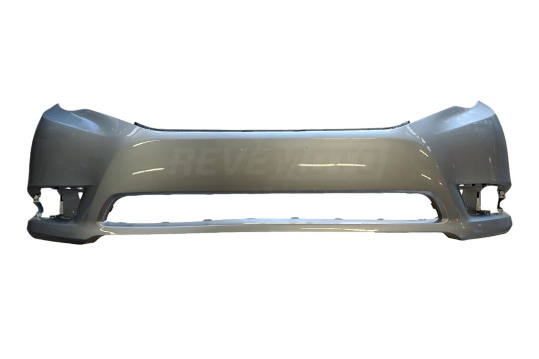 2011-2012 Toyota Avalon Front Bumper Painted Classic Silver Metallic (1F7) 