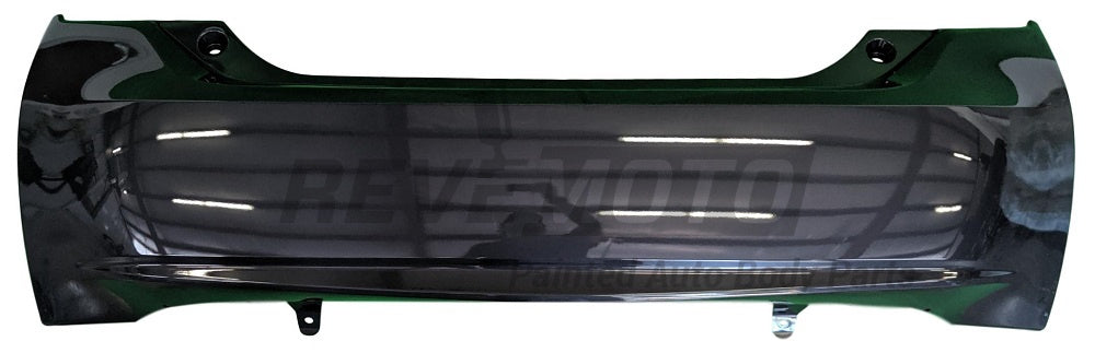 2011 Toyota Prius Rear Bumper Cover, GS Type, With Spoiler Holes, Painted Classic Silver Metallic (1F7)