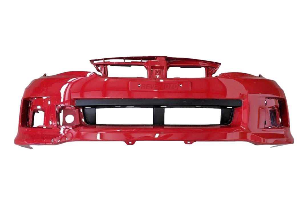 2012-2014 Subaru Impreza WRX Front Bumper Painted_Lightning_Red_C7P_With Large Square Fog Insert Holes_57704FG113_SU1000167