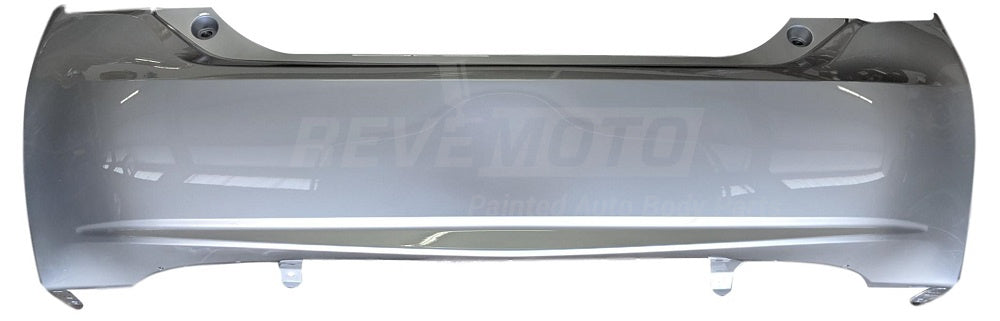 2011 Toyota Prius Rear Bumper Cover, GS Type, With Spoiler Holes, Painted Classic Silver Metallic (1F7)