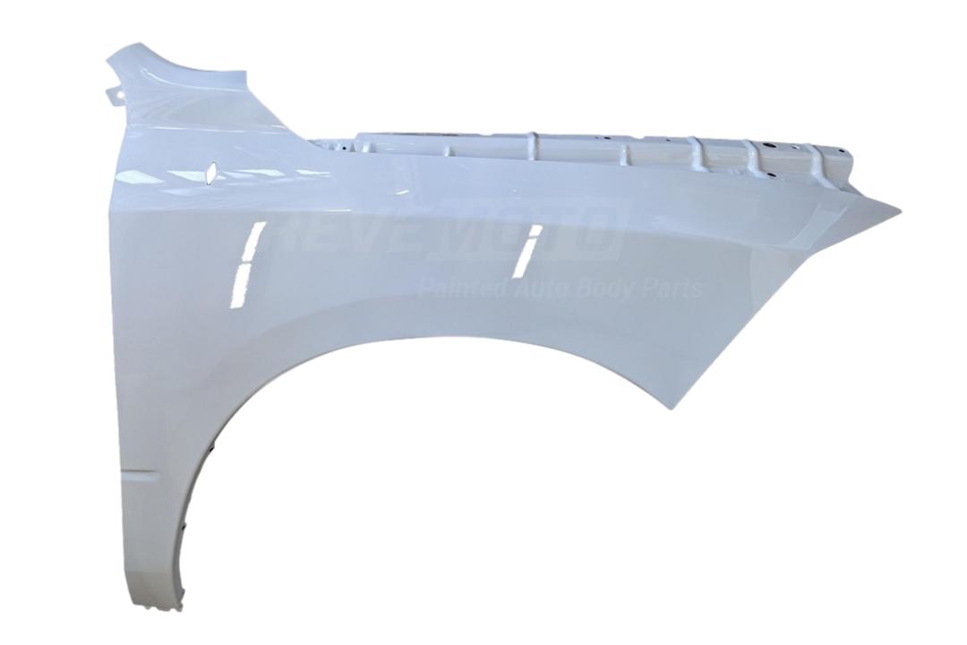 2009-2021 Dodge Ram Fender Painted (OEM | 1500/2500/3500 Models)_WITHOUT: Molding, Fender Flare Holes_Right, Passenger-Side_Bright_White_GW7_PW7_ 68054338AI_ CH1241269