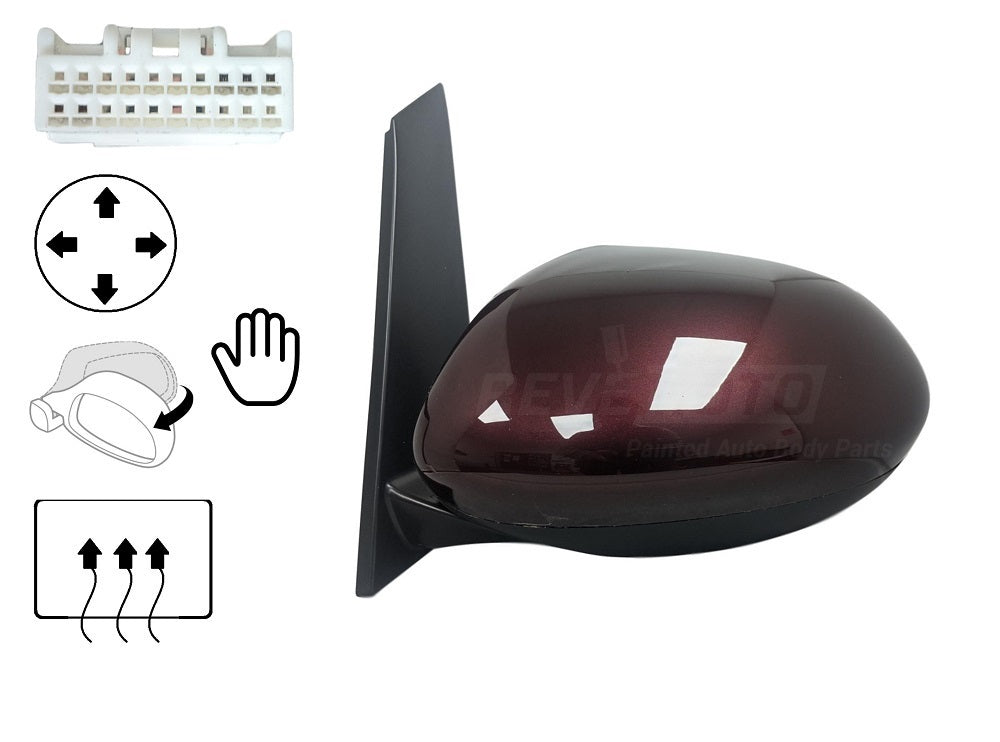 2014 Honda Odyssey Side View Mirror Painted