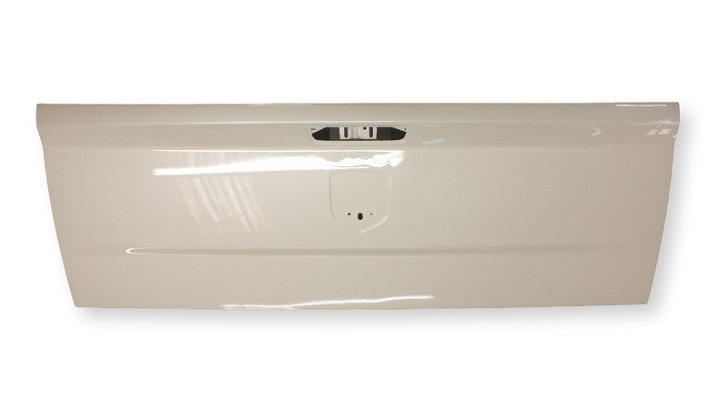 2011 GMC Sierra Tailgate Painted White Diamond Pearl (WA800J), Locking without Rear View Camera