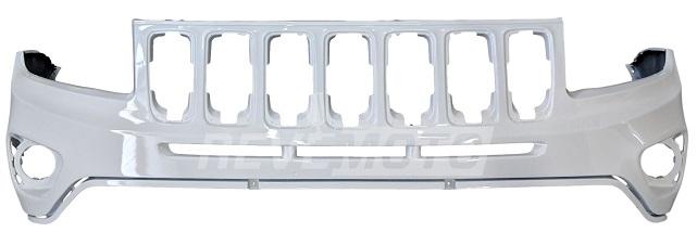 2012 Jeep Compass Front Bumper Painted Mineral Gray Metallic (PDM), Upper SKU 68109861AC