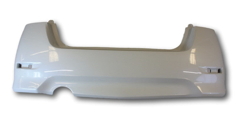 2014 Nissan Sentra Rear Bumper Painted White Pearl (QAB), Sport Type, SR Model