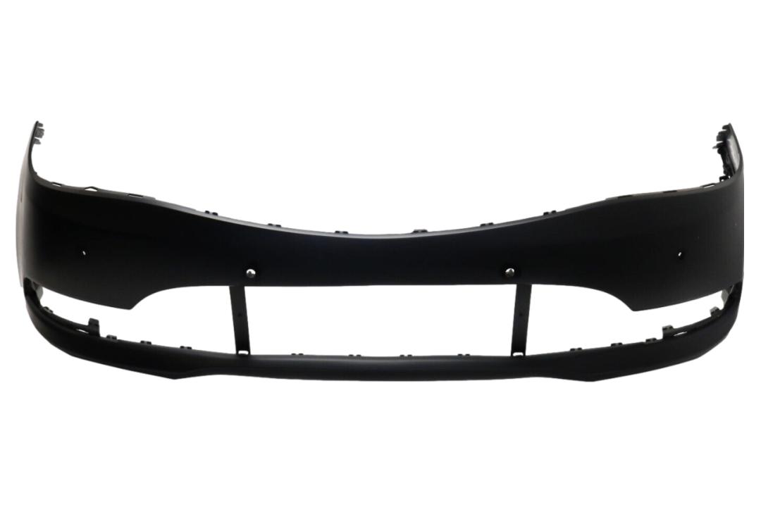 2015-2017 Chrysler 200 Front Bumper Painted_WITH: 6 Park Assist Sensor Holes, Code XH, Park Sense Front & Rear with Stop | WITHOUT: Auto Steering 5NH87TZZAD CH1000A16 ReveMoto Painted Auto Parts Replacement