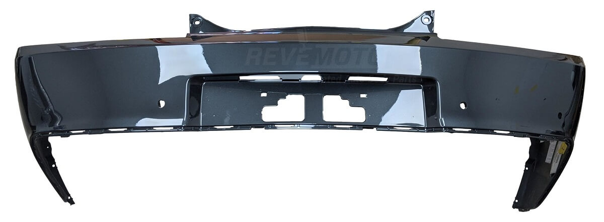 2015 Chevrolet Camaro Rear Bumper Painted - Ashen Gray Metallic (WA810T) _ Convertible_Coupe_ LS_LT_SS_ZL1 Models; With Park Assist Sensor Holes 23164145_GM1114107