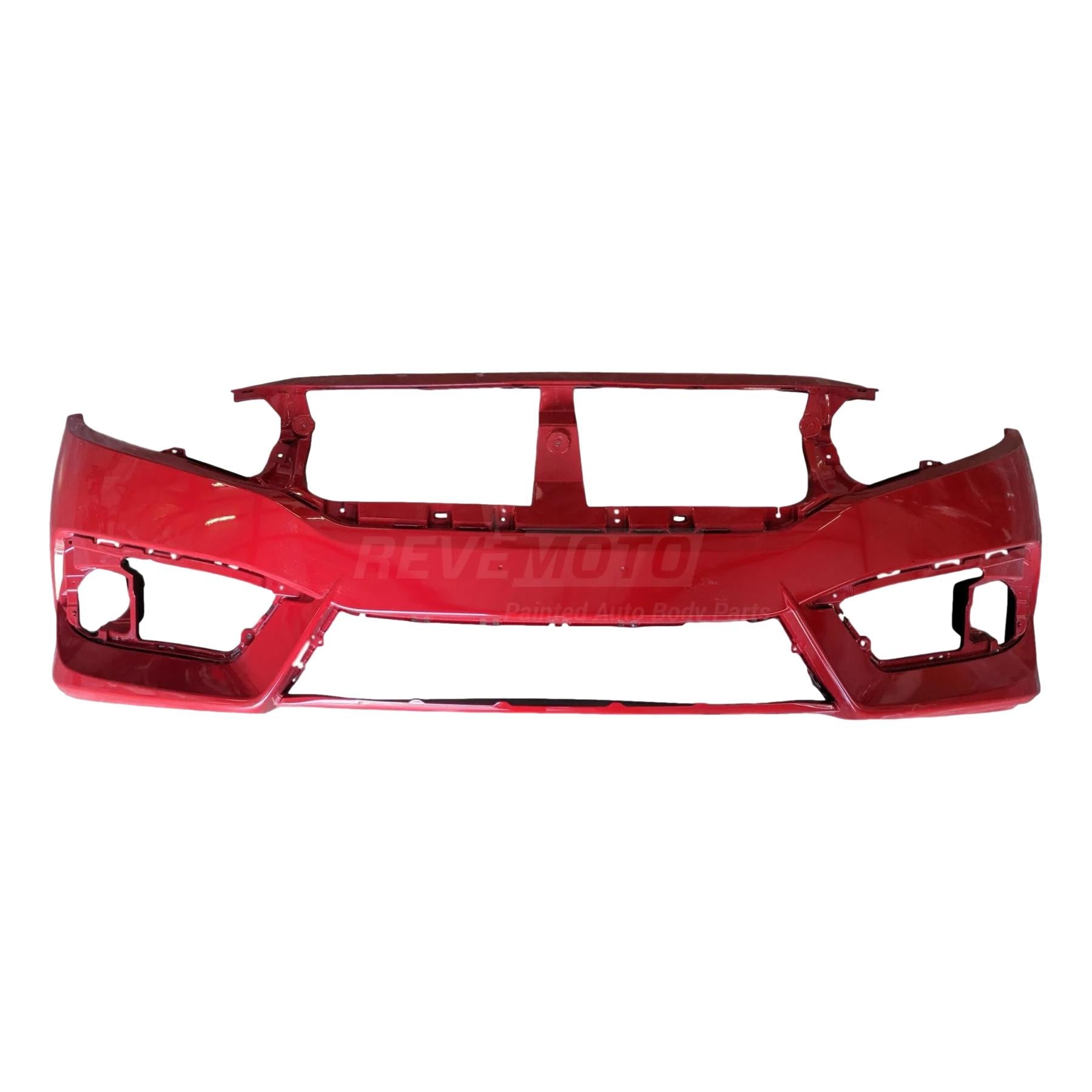 2016-2019 Honda Civic Front Bumper Painted_Coupe/Sedan (Except: SI & Hatchback Models)_Rallye Red (R513)_04711TBAA00ZZ