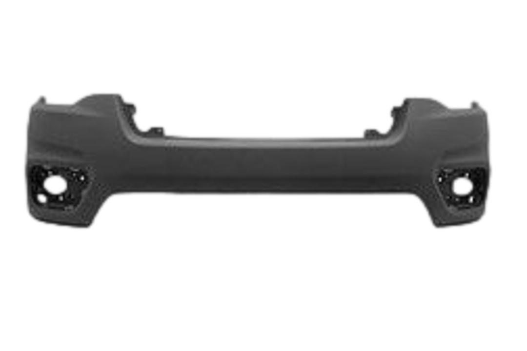 2019-2023 Jeep Cherokee Front Bumper Painted (Aftermarket | Upper)_WITH: Park Assist Sensor Holes | WITHOUT: Pedestrian Protect (Except: Trailhawk Models)_ 68406522AD