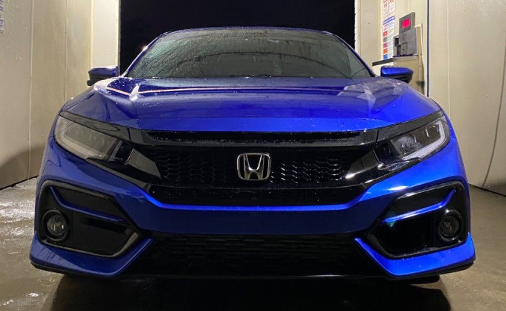 2019 Honda Civic OEM Front Bumper Cover Painted New Sporty Blue Metallic (B593M) - SI Model