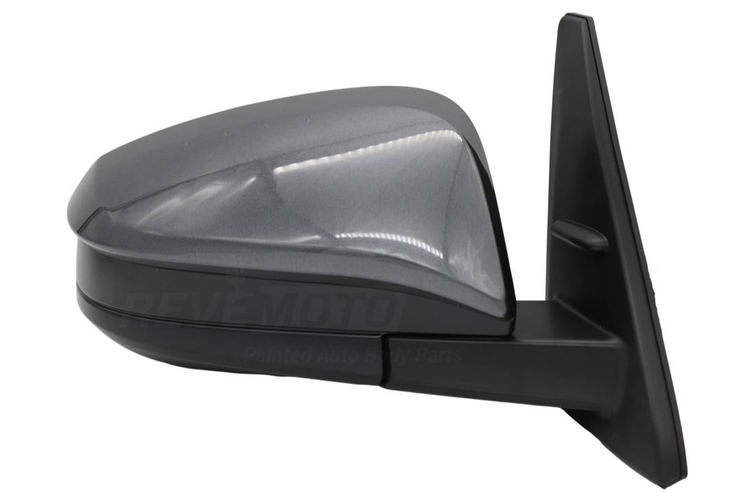 2023 Toyota 4Runner Side View Mirror Painted Magnetic Gray Metallic (1G3) WITH: Power, Heat WITHOUT: Turn Signal Light, Puddle Lamp / Right, Passenger-Side 8791035B91