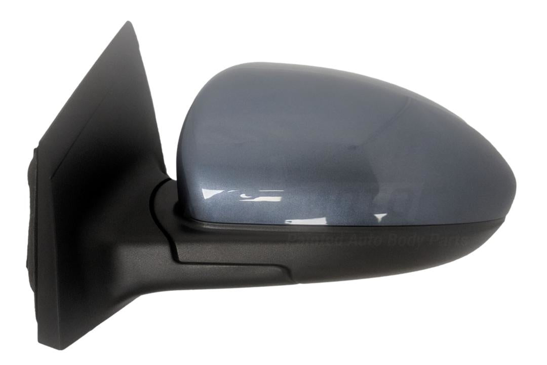 2013 Chevrolet Cruze Painted Side View Mirror Atlantis Blue Metallic (WA106V) WITH: Power, Manual Folding | WITHOUT: Heat Left, Driver-side 19258657