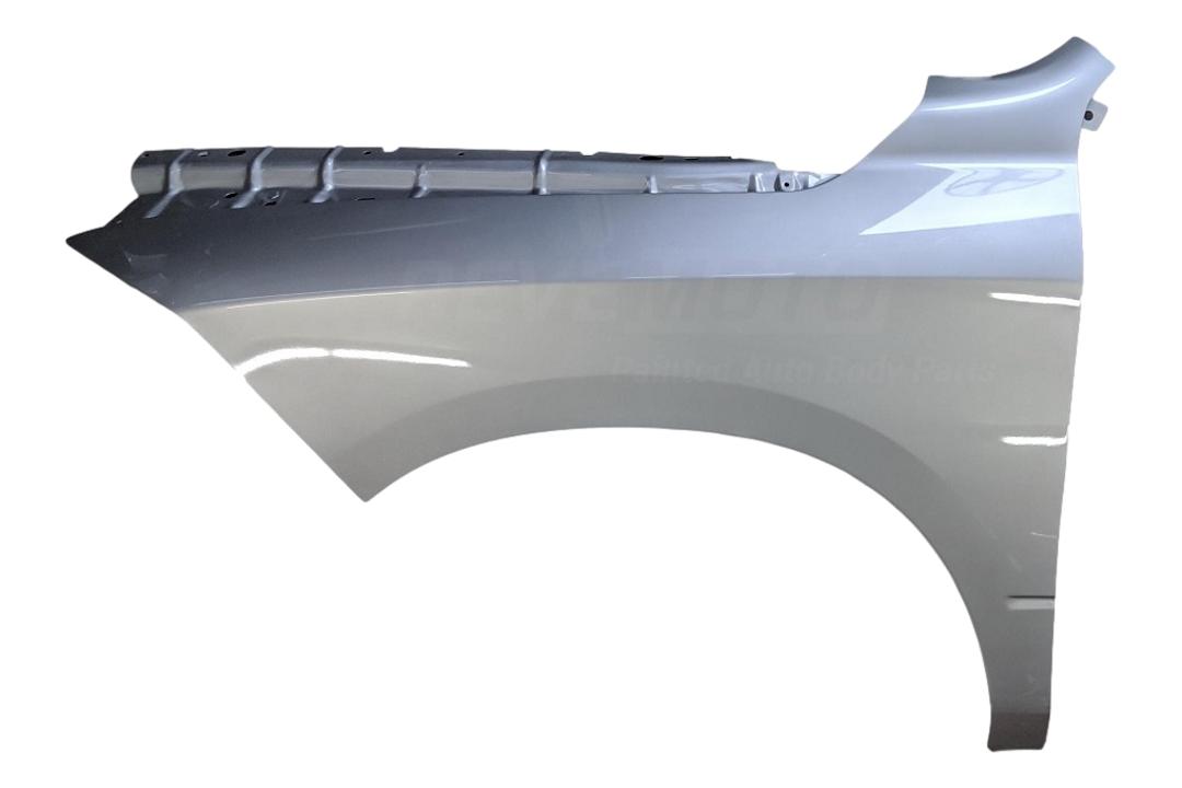 2009-2021 Dodge Ram Fender Painted (OEM | 1500/2500/3500 Models)_Bright_Silver_Metallic_WS2_WITHOUT: Molding, Fender Flare Holes_Left, Driver-Side_68054339AI_CH1240269