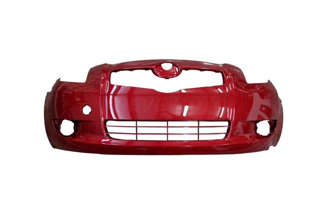 2006-2008 Toyota Yaris Front Bumper Cover Painted Meteroite Metallic (1F8)WITH: Fog Lamps 5211952925 