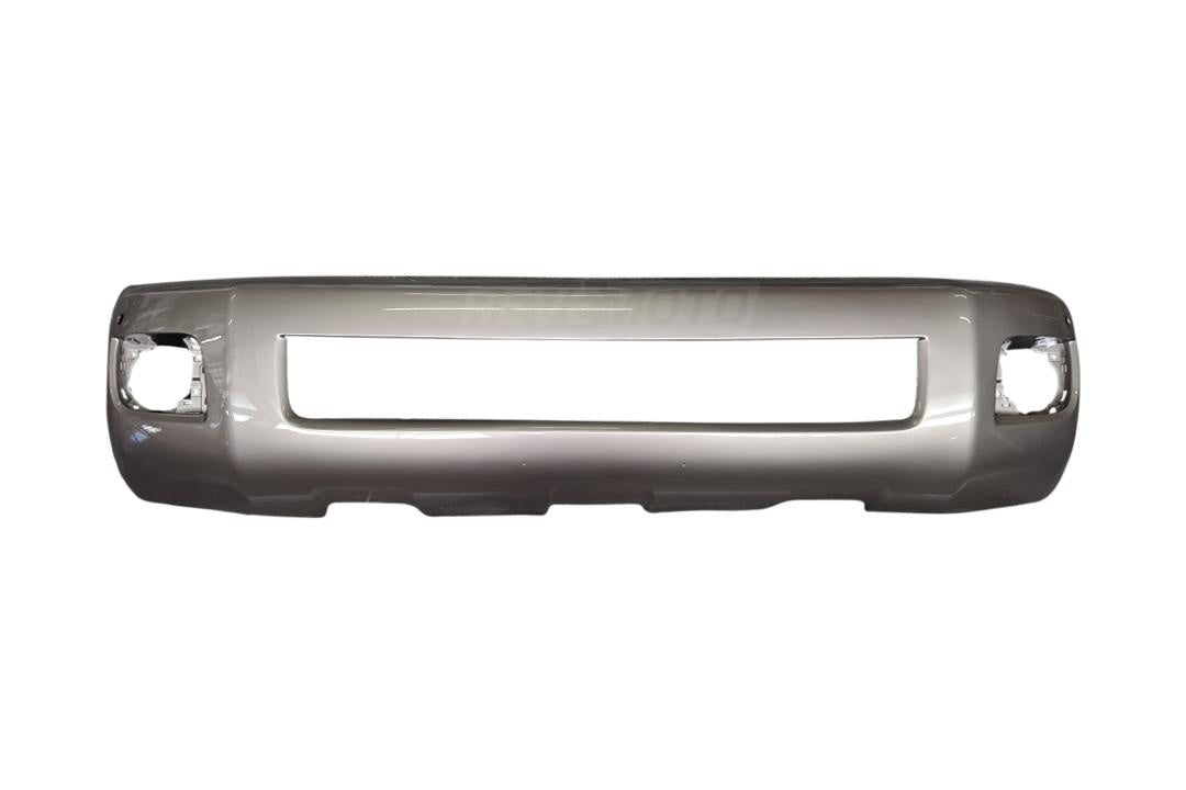 2008-2014 Toyota Sequoia Front Bumper Painted Magnetic Gray Metallic(1G3) WITH Fog Lamps, Park Assist Sensor Holes 521190C9480