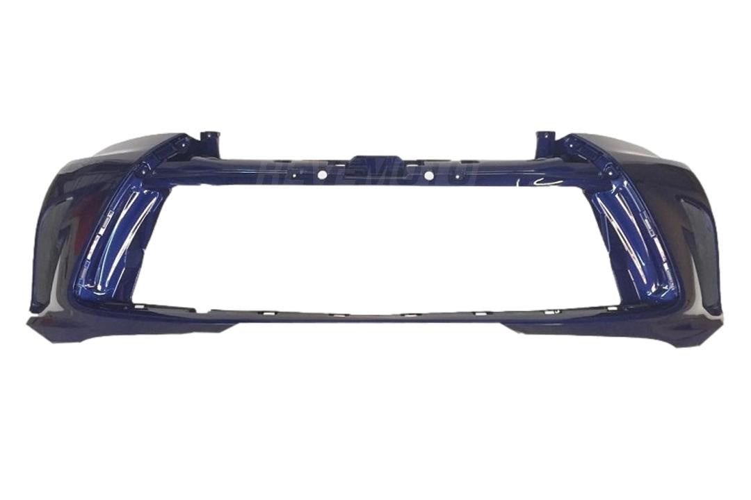 2015-2017 Toyota Camry Front Bumper Cover Painted Dark Steel Mica (1H2) , Hybrid Without Park Assist Sensor Holes 5211907913