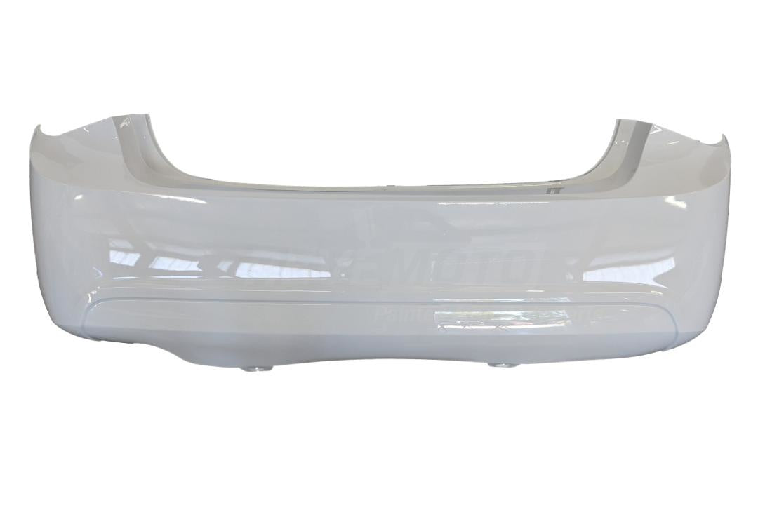 2011-2016 Chevrolet Cruze Rear Bumper Painted (Aftermarket) Olympic White (WA8624) WITHOUT: Park Assist Sensor Holes, RS Package, Side Detection, Reverse Sensor 95016694