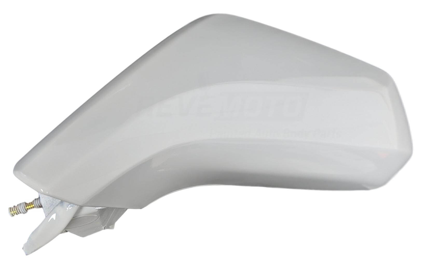 2013 Chevrolet Camaro Side View Mirror Painted Olympic White (WA8624), With Heated Glass, Without Auto Dimming Glass, Left, Driver-side - 22762494