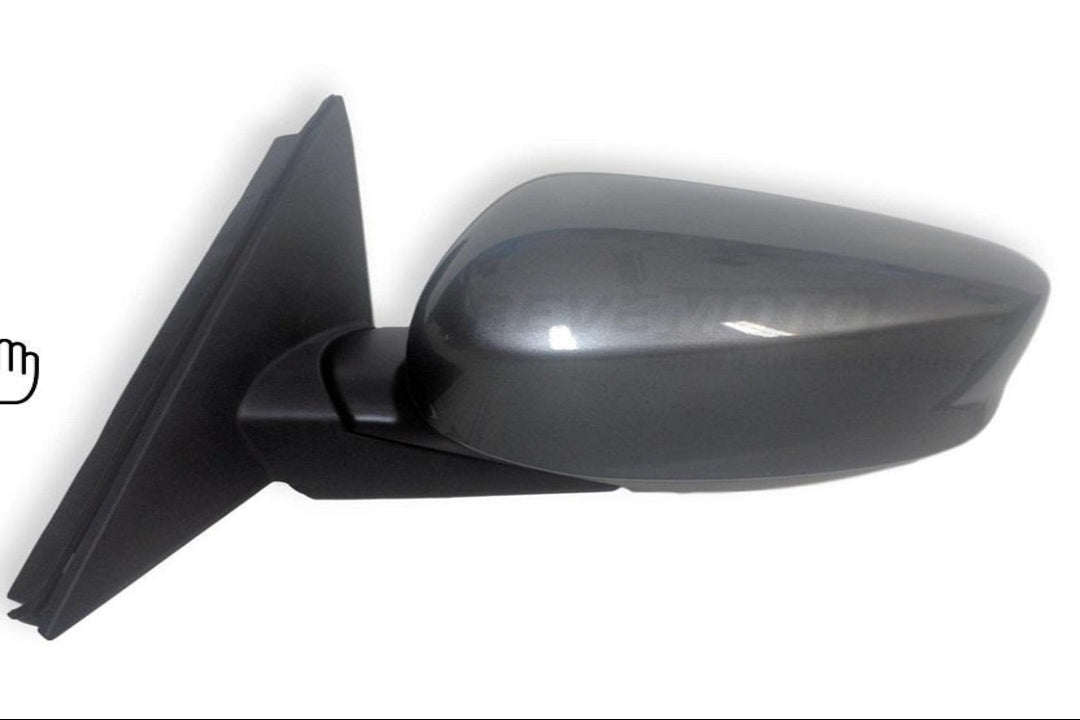 Painted View Mirror for 2010 Honda Accord Driver Side Sedan Polished Metal Metallic NH737M) 76208TA5A11