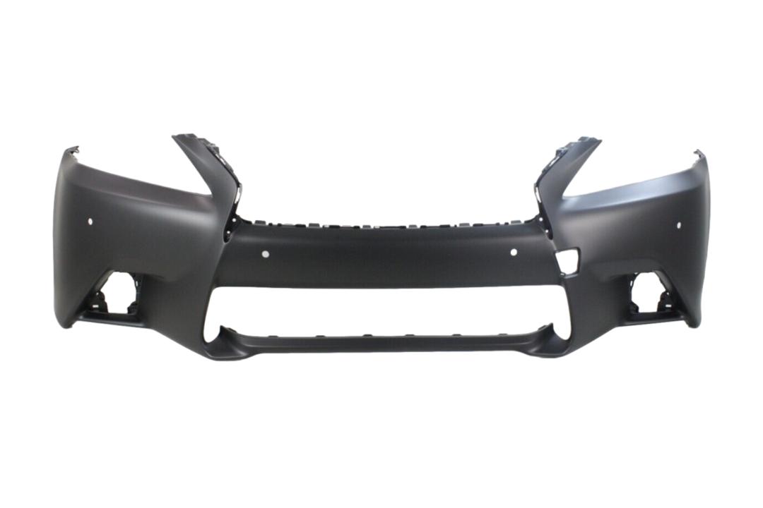 2014-2015 Lexus GS450H Front Bumper Painted_WITH: F-Sport Package, HL Washer Holes | WITHOUT: Park Assist Sensor Holes_ 521193A947_ LX1000285