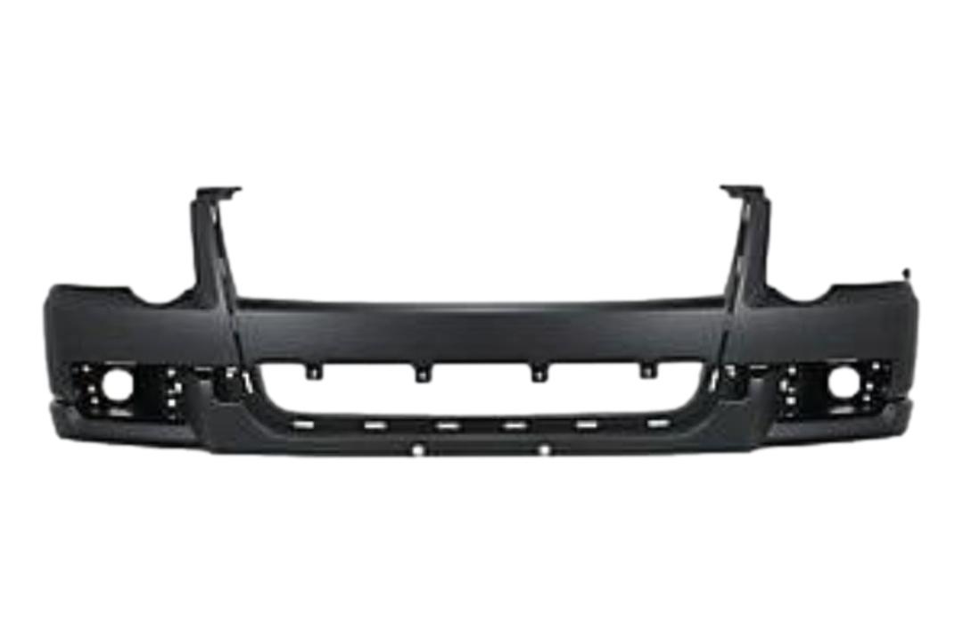 2006-2010 Ford Explorer Front Bumper Painted | Mineral Gray Metallic (TK)Eddie Bauer & 2-Piece XLT Models | WITH: Tow Hook Hole, Auto Park Sensor Holes | WITHOUT: Aero Air Ducts (Upper Cover) | 7L2Z17D957RB FO1000600