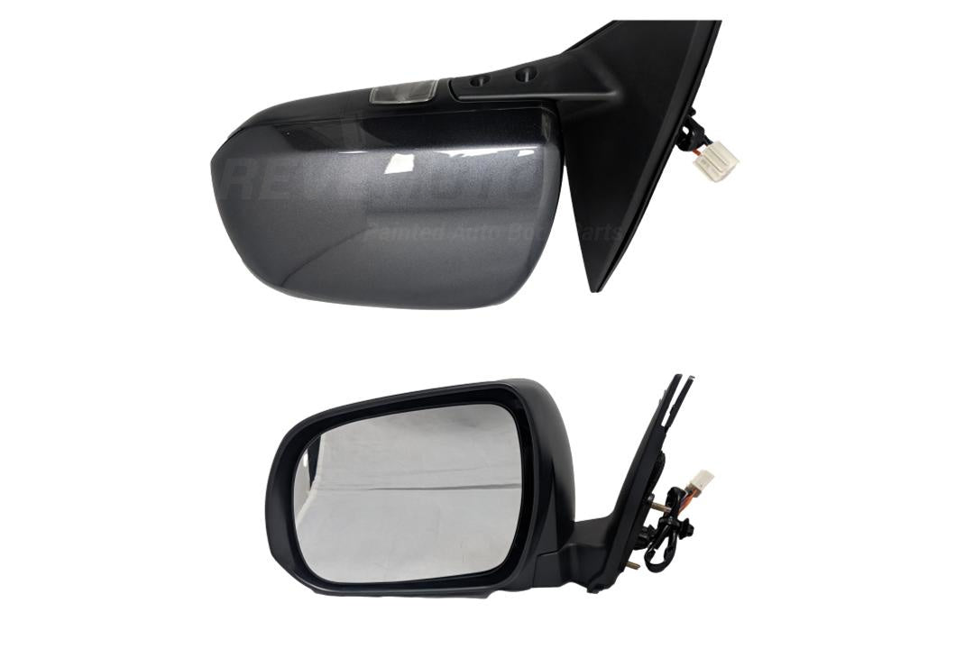 2011 Toyota Highlander Side View Mirror Painted Magnetic Gray Metallic (1G3) Limited Models Heated Glass W/Puddle Light Left, Driver-side 8794048343