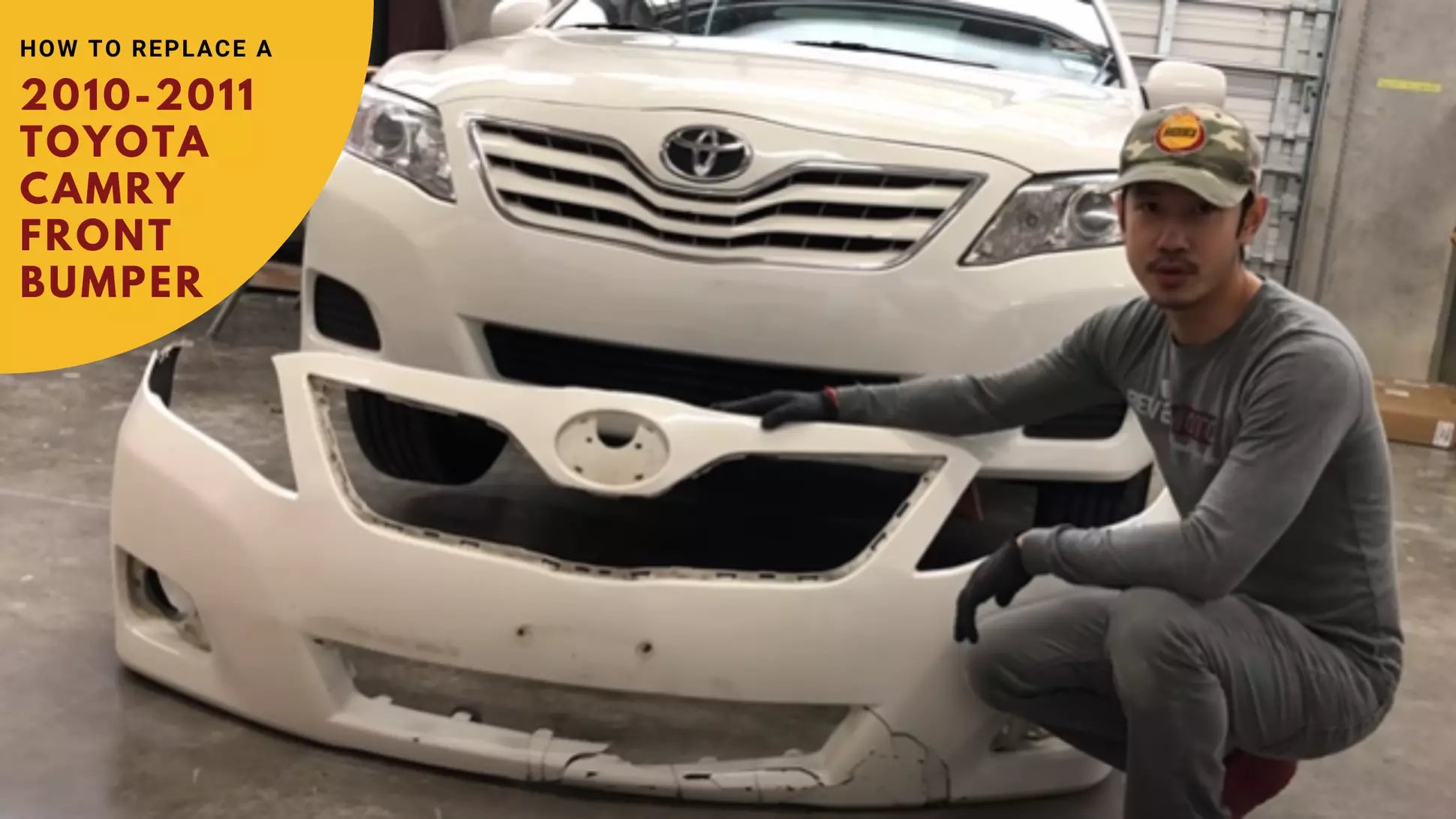 How To Replace a 2010-2011 Toyota Camry Front Bumper