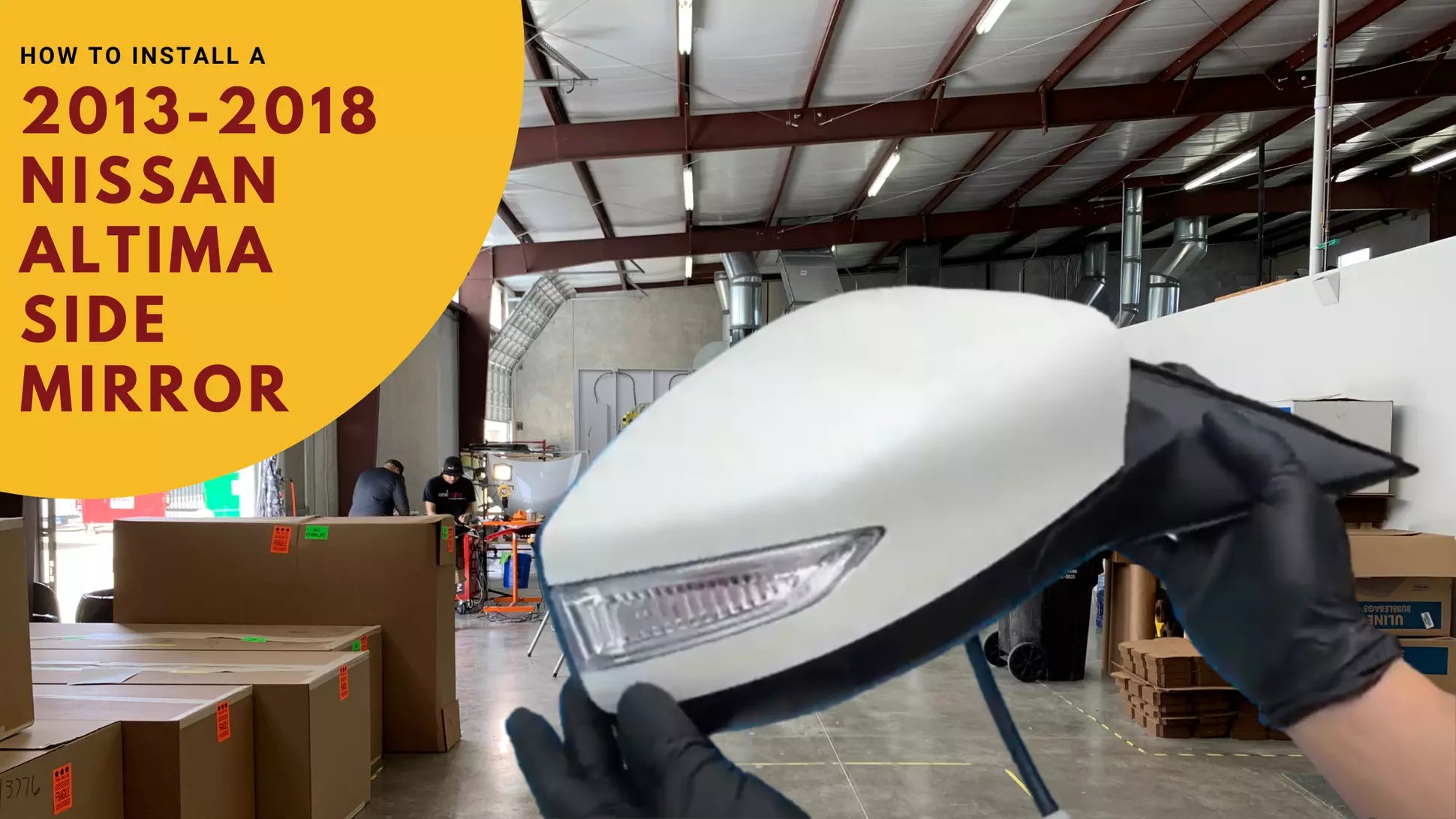 How to Replace a 2013-2018 Nissan Altima Side Mirror