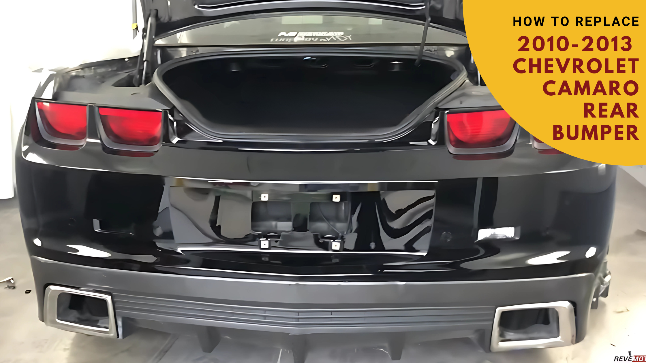 Camaro Car Rear How to Remove and Replace the Rear Bumper on a 2010–2013 Chevy Camaro ...