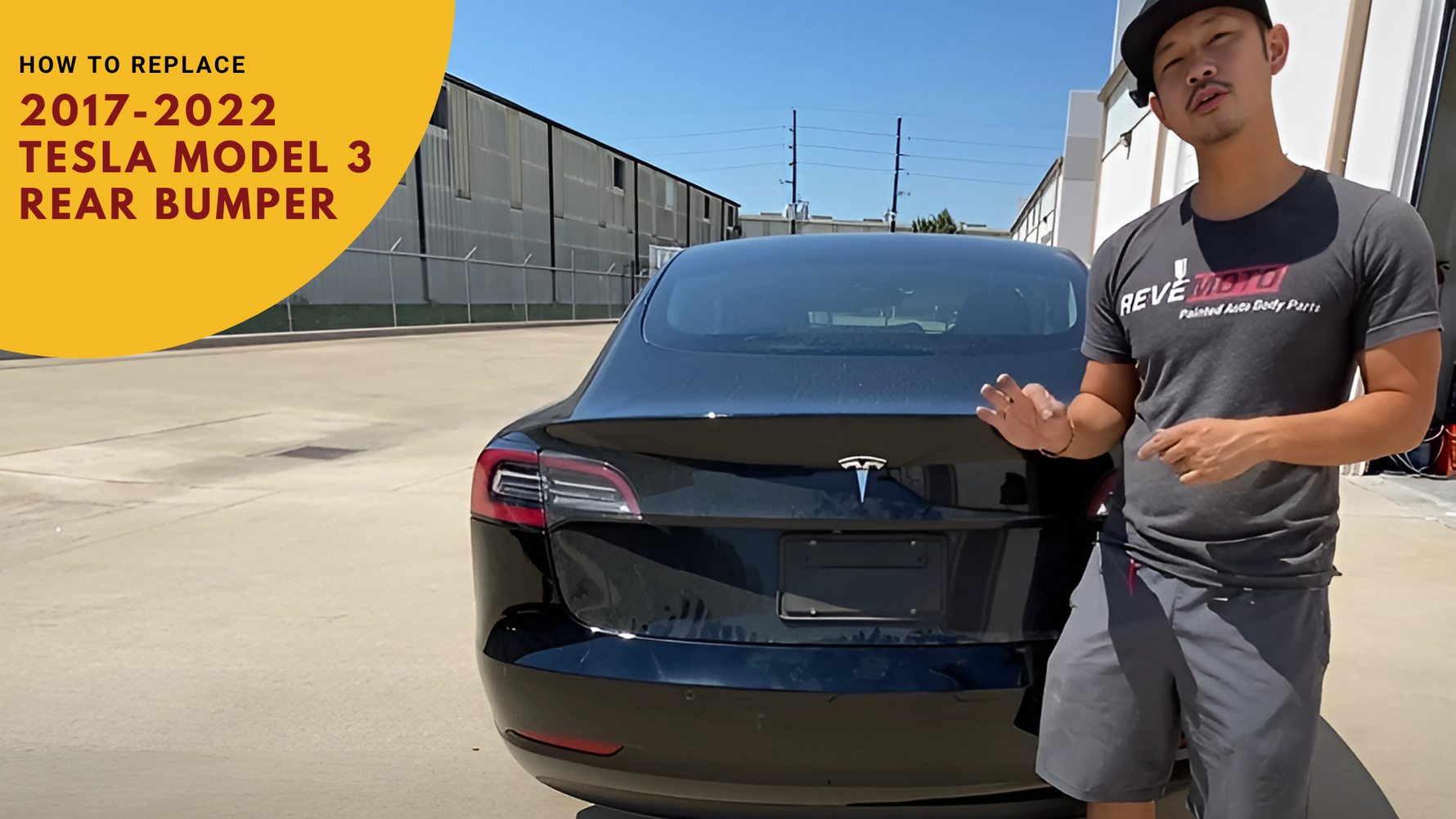 How to Replace a 2017–2022 Tesla Model 3 Rear Bumper (Step-by-Step Guide)