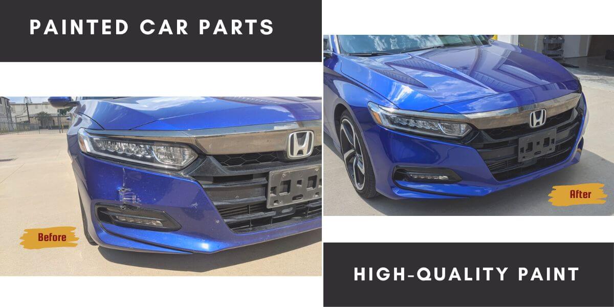 Benefits of paint color matching bumpers and fenders