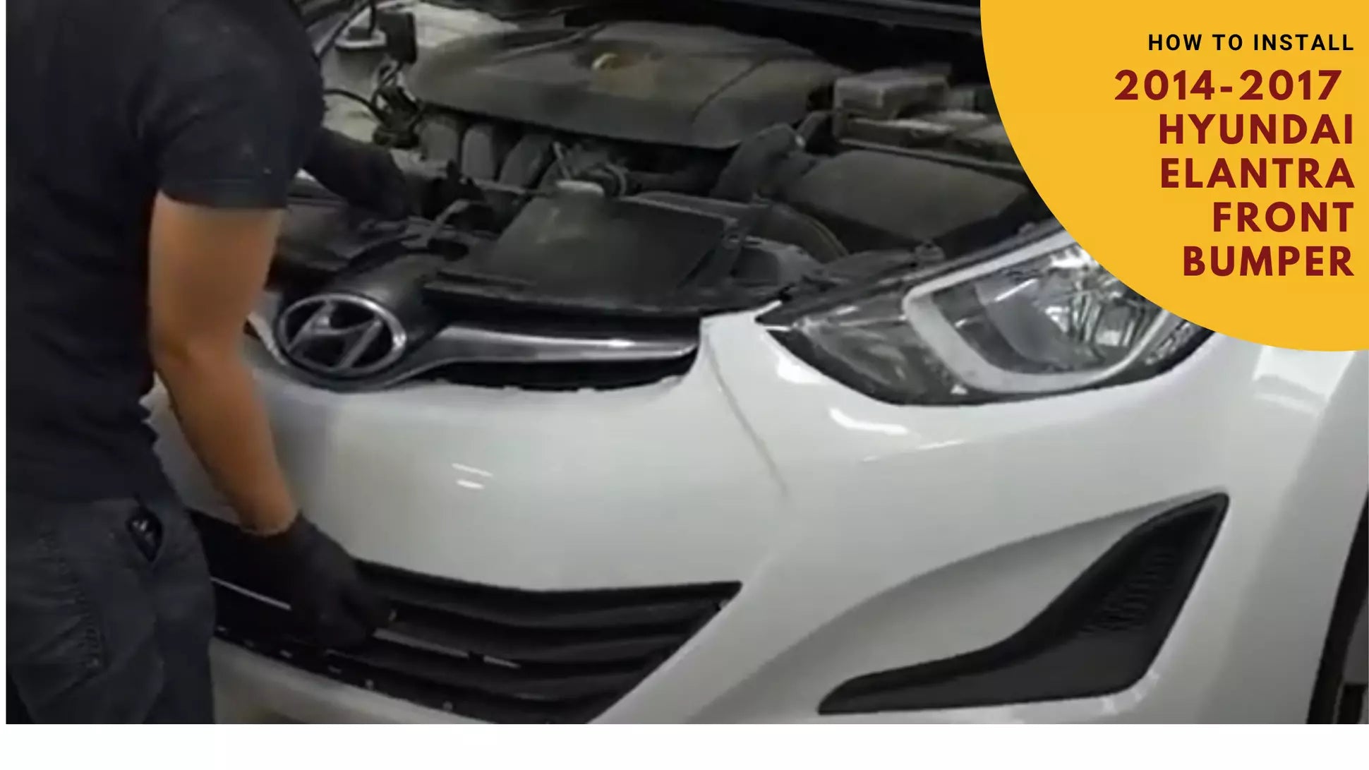 How to Install a 2014-2017 Hyundai Elantra Front Bumper