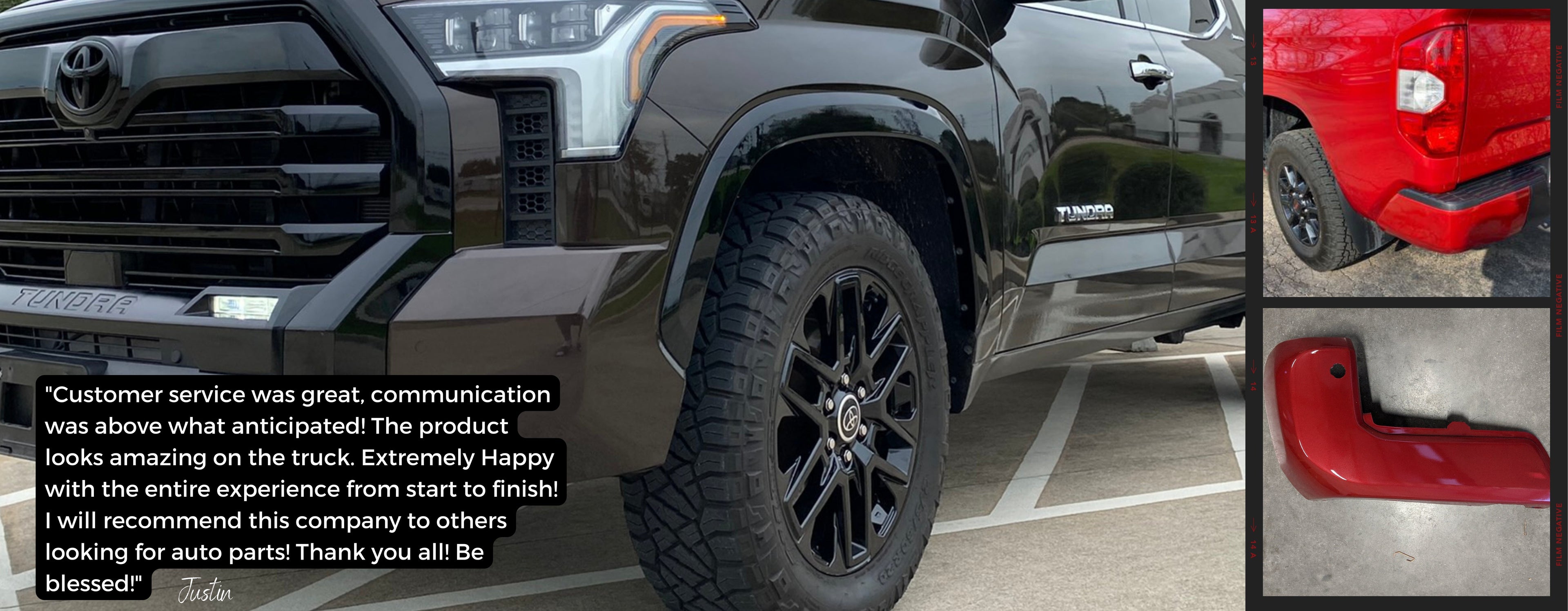 Painted Bumper Ends, Painted Bumper Extensions For Front and Rear - ReveMoto Painted Auto Body Parts